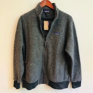 Patagonia Woolyester Zip Front Jacket in Forge Gray NEW